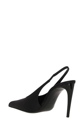 Décolleté slingback Pulp in crêpe satin. SAINT LAURENT | 7182131UU001000